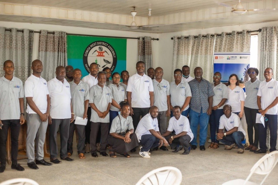 C2R-CD Project inaugurates a 12 Member Local Community Climate Change Governance Team in Gomoa West District Assembly